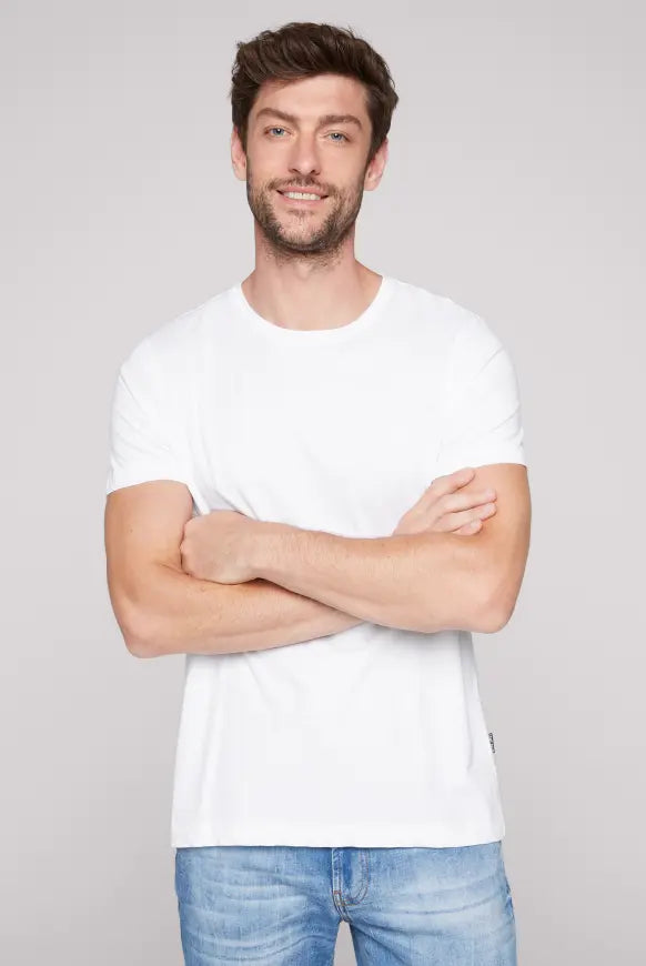 CAMP DAVID Basic T-Shirt Rundhals 2er-Pack