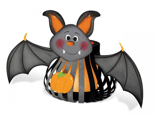 URSUS Laternen-Bastelset »Fledermaus Freddy«, 3D-Streifen