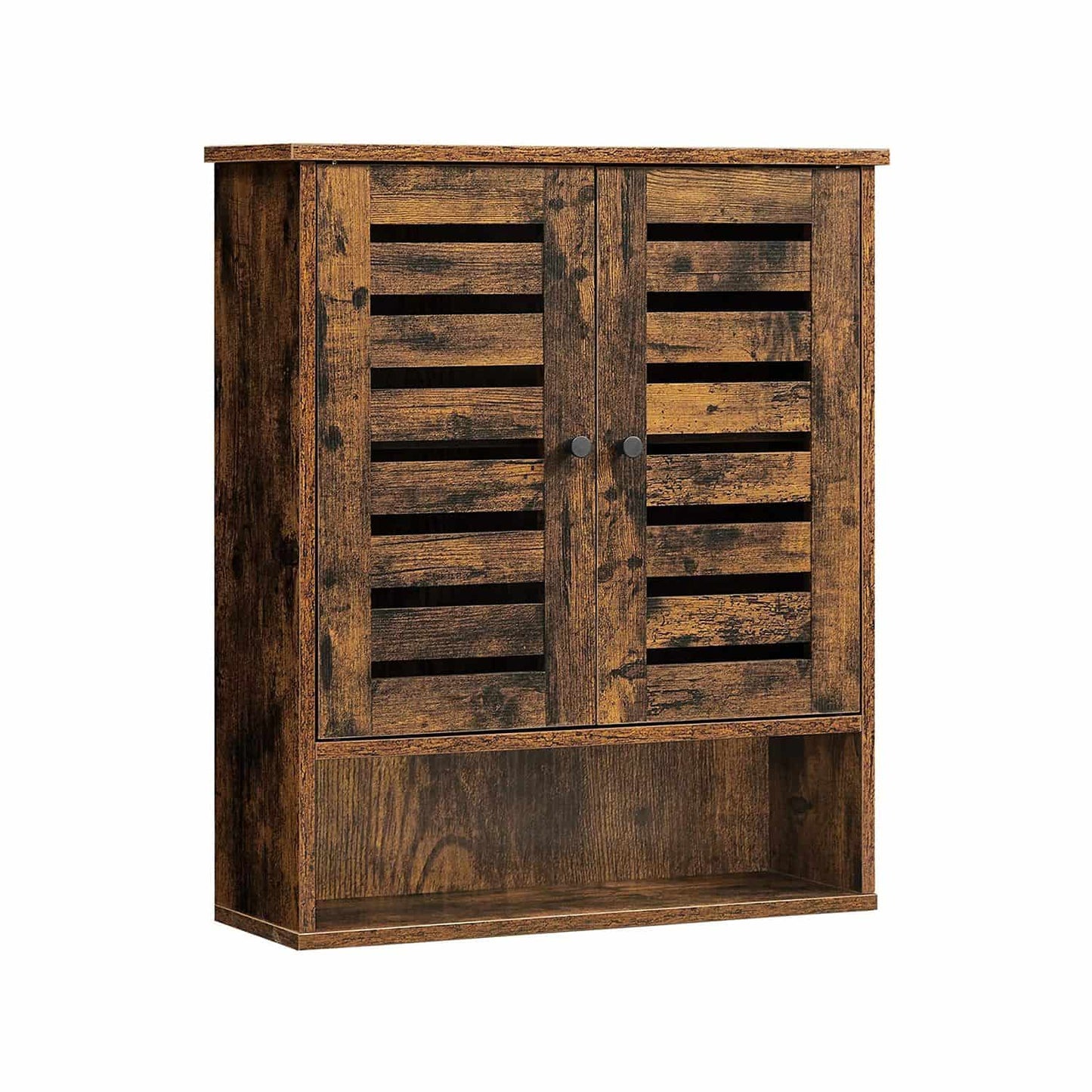 Hängeschrank mit 2 Türen Vintagebraun