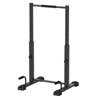 SPORTNOW Dip Barren Dip Station bis 540 kg Belastbar Höhenverstellbar Fitness-Bar Push Up Stand Bar Fitness Parallettes, Liegestützgriffe für Calisthenics, Zuhause, Krafttraining   Aosom