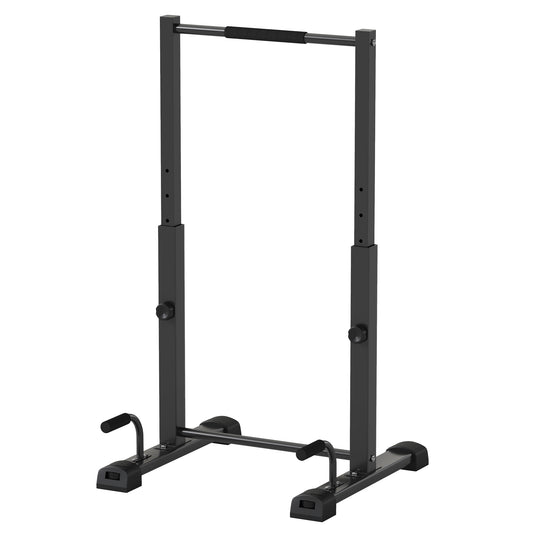 SPORTNOW Dip Barren Dip Station bis 540 kg Belastbar Höhenverstellbar Fitness-Bar Push Up Stand Bar Fitness Parallettes, Liegestützgriffe für Calisthenics, Zuhause, Krafttraining   Aosom