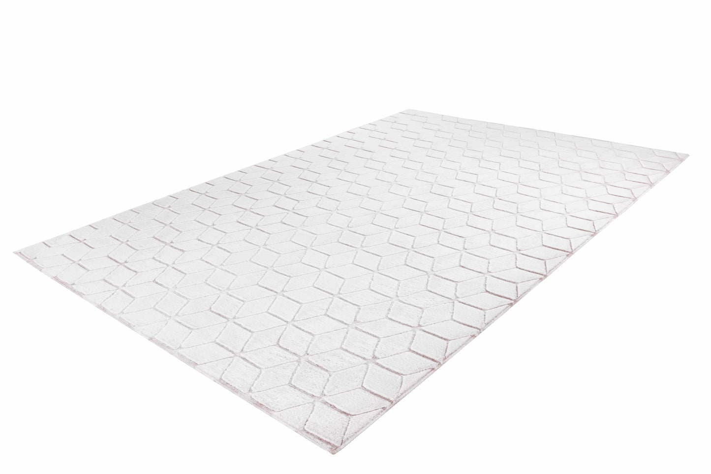 Vivica 125 Weiß / Rosà 80cm x 150cm