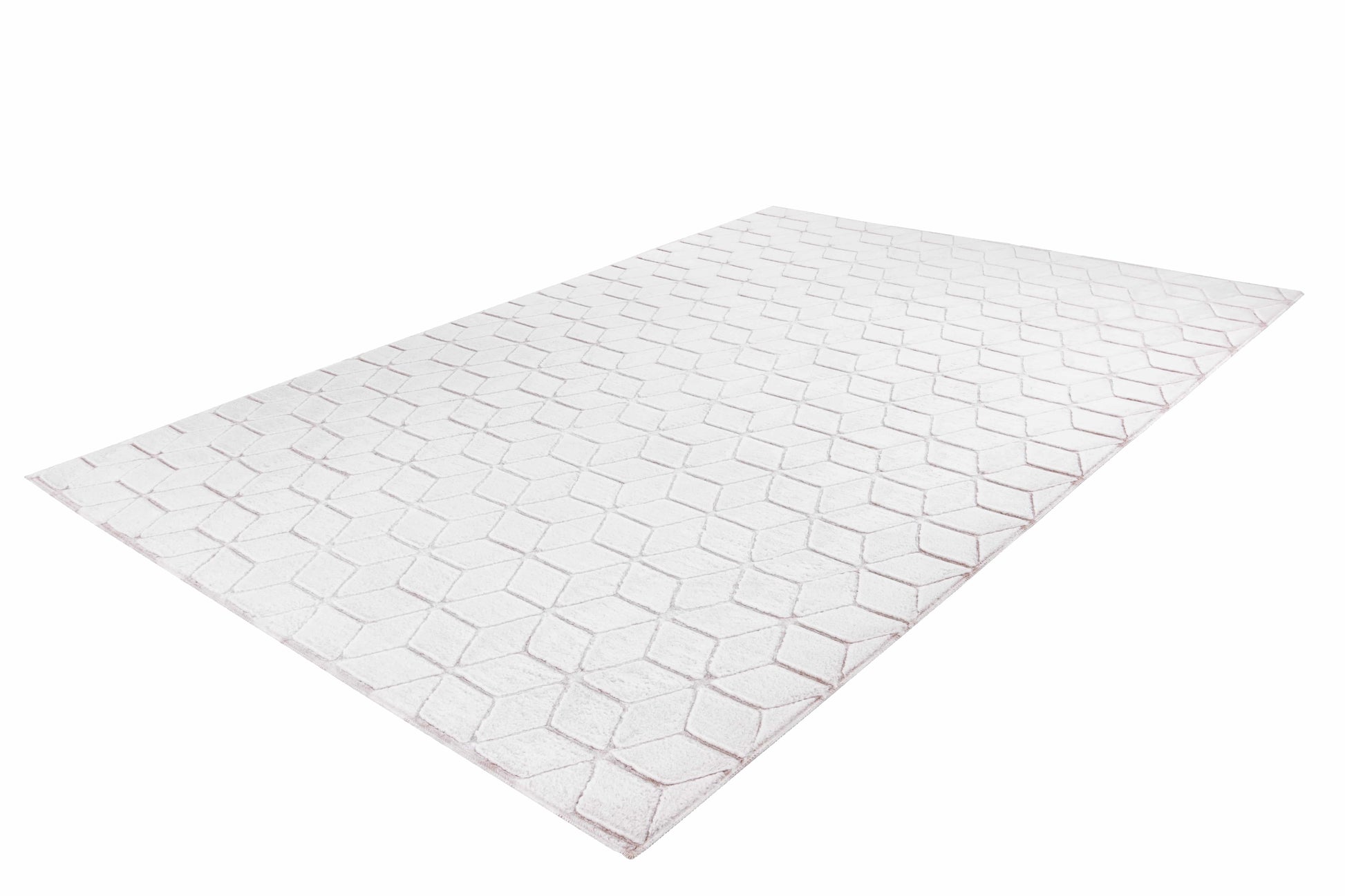 Vivica 125 Weiß / Rosà 80cm x 150cm