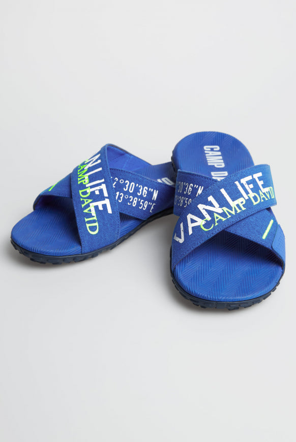 CAMP DAVID Beach Slipper mit Label Prints