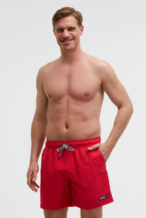CAMP DAVID Beachshorts mit Rubber Patch
