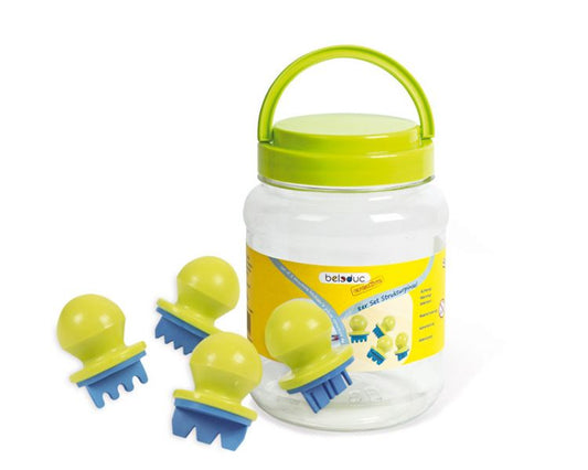 beleduc Strukturpinsel, 8er-Set