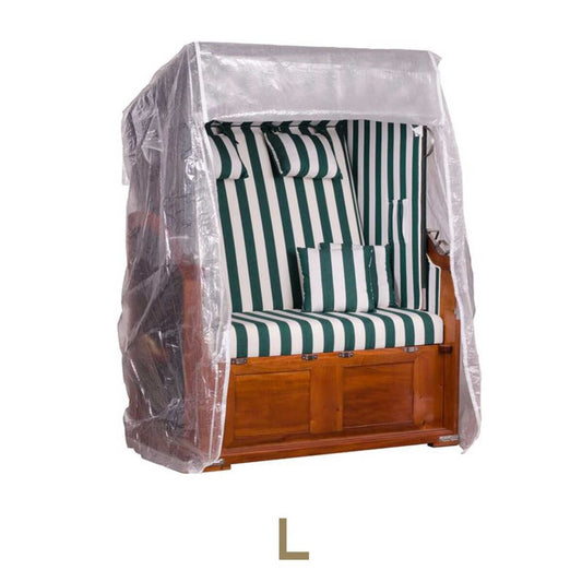 bene protect Strandkorb Schutzhülle PVC Größe L Transparent