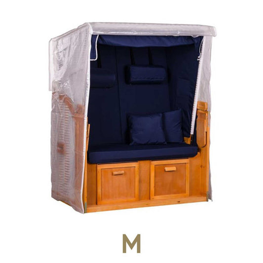 bene protect Strandkorb Schutzhülle PVC Größe M Transparent