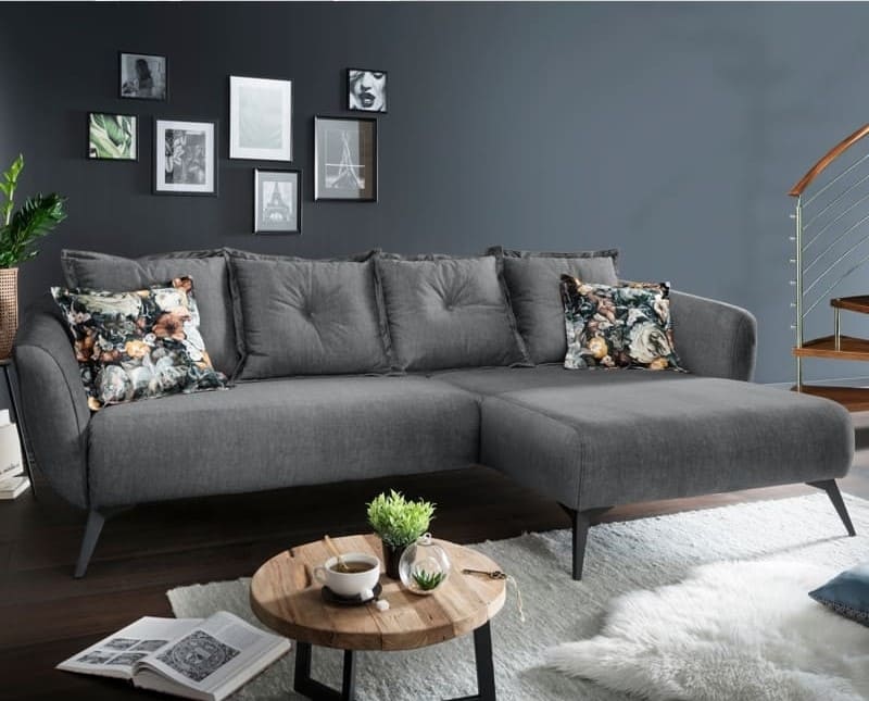 Benformato Ecksofa Baggio Tessuto Mikrofaser in verschiedenen Farben erhältlich