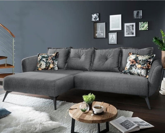 Benformato Ecksofa Baggio Tessuto Mikrofaser in verschiedenen Farben erhältlich