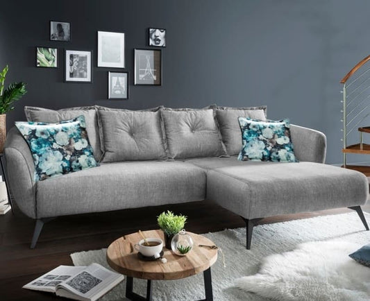 Benformato Ecksofa Baggio Tessuto Mikrofaser in verschiedenen Farben erhältlich