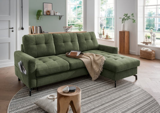 Benformato Sofa Treviso: Schlaffunktion, Bettkasten &amp; Luxus-Mikrofaser