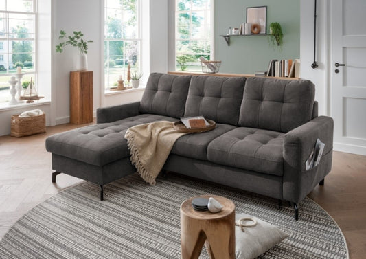 Benformato Sofa Treviso: Schlaffunktion, Bettkasten &amp; Luxus-Mikrofaser