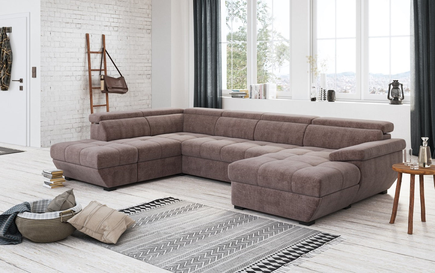 Wohnlandschaft mit Schlaffunktion Speedway von Cotta