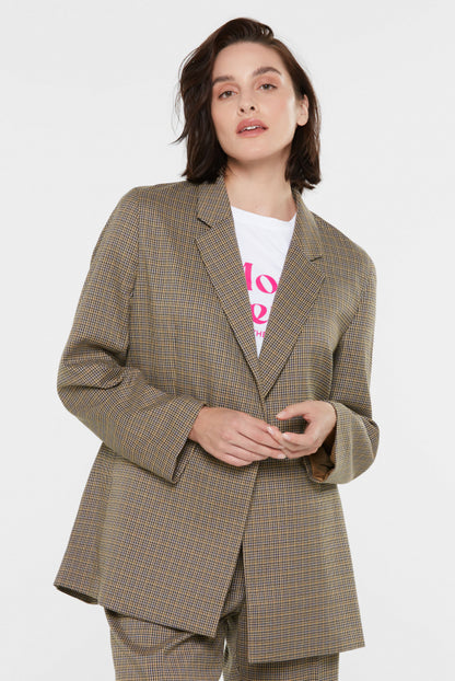 SENSES.THE LABEL Blazer FLO:RENCE mit Karomuster und Oversized Silhouette