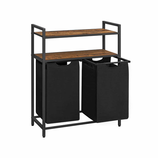 Wäschekorb mit 2 Fächern