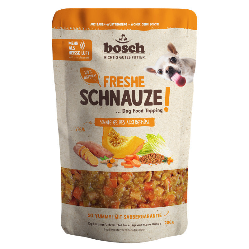 bosch Freshe Schnauze Topping - sonnig gelbes Ackergemüsechtiger Obstgarten