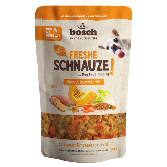 bosch Freshe Schnauze Topping - sonnig gelbes Ackergemüsechtiger Obstgarten
