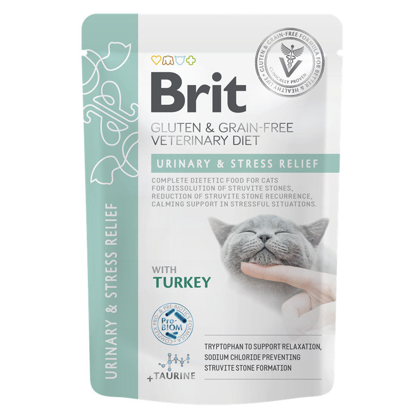 Brit Vet Cat Pouch Urinary & Stress Relief
