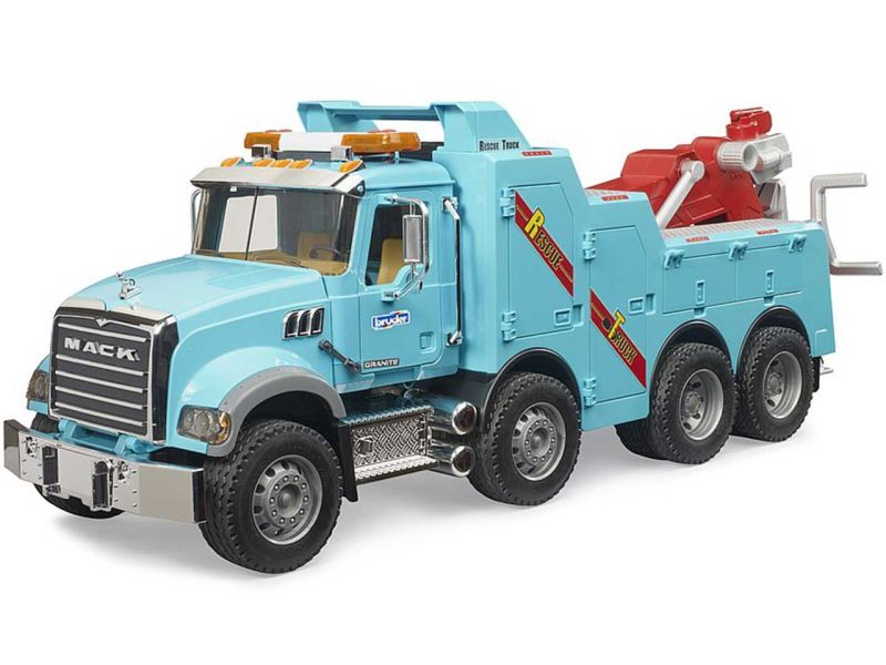 BRUDER MACK Granite Berge- und Abschleppdienst-LKW mit Light- und Soundmodul