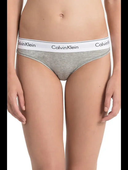 Calvin Klein Damen Slip F3787E - Komfort und Stil in Grau, Größe XS