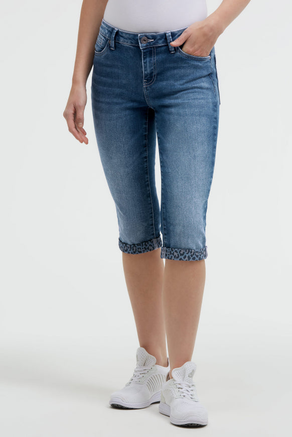 SOCCX Capri Jeans RO:MY Regular Fit