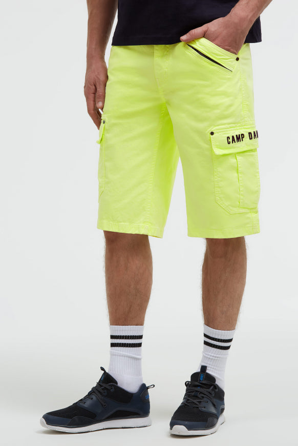 CAMP DAVID Cargo Shorts mit 3D-Logo-Stickerei