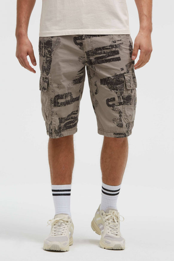 CAMP DAVID Cargo Shorts mit All Over Print