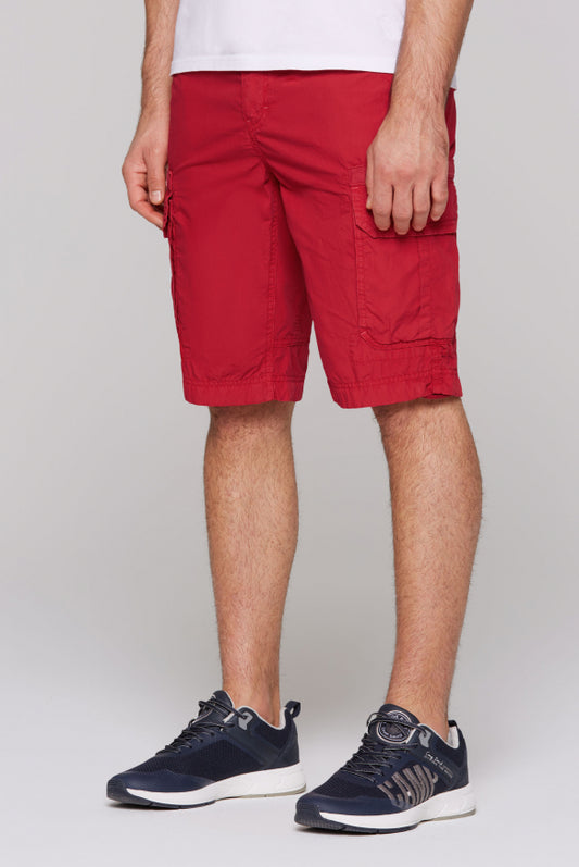 CAMP DAVID Cargo Shorts mit Logo-Tapes
