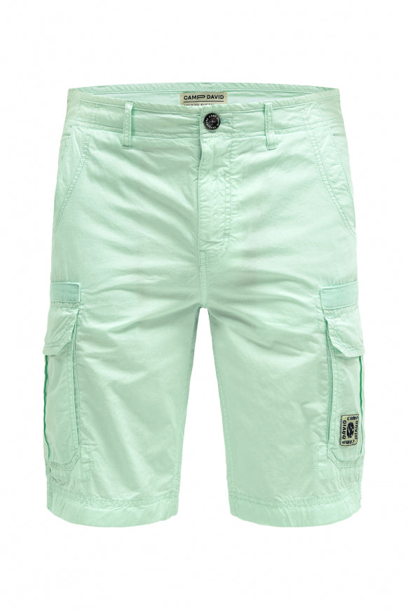 CAMP DAVID Cargo Shorts mittonigen Tapes - light mint