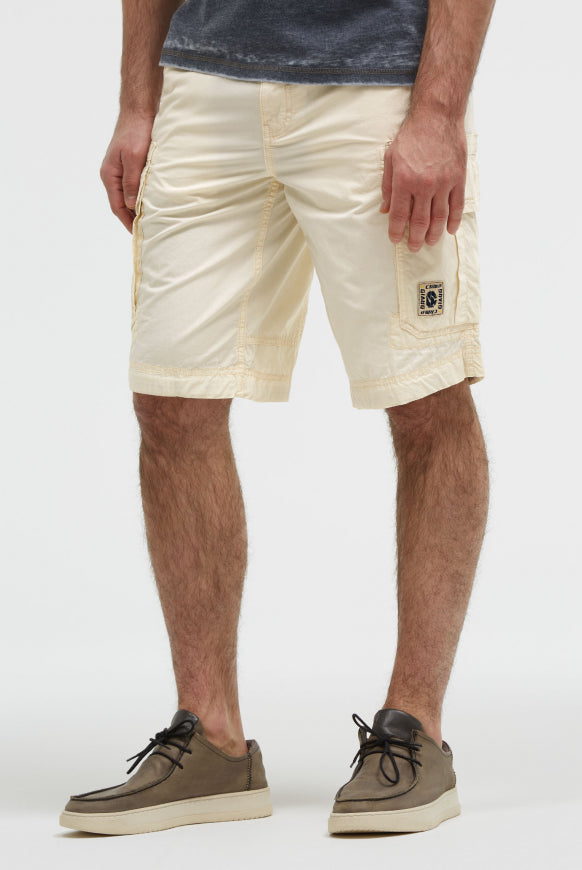 CAMP DAVID Cargo Shorts mit tonigen Tapes - dark ivory