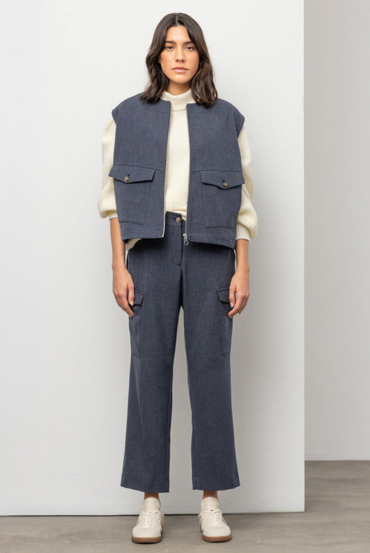 SENSES.THE LABEL Cargohose PA:CO aus Melange