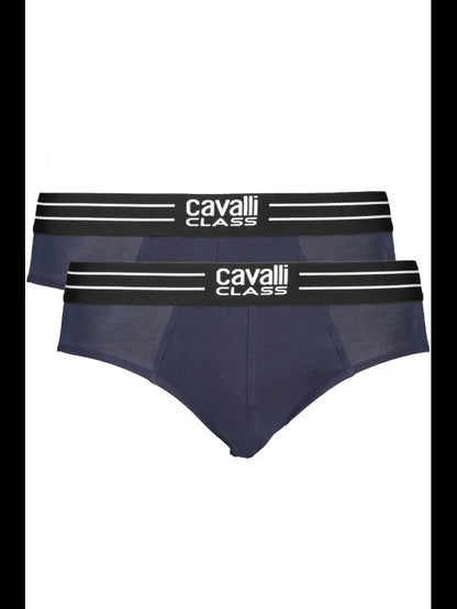 Bi-Pack Slips mit Elastikbund und Print Logo, Größe 2XL