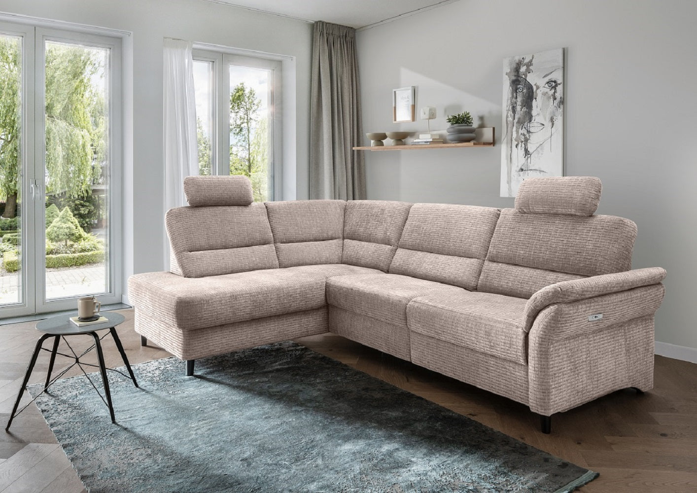 Das Ecksofa Cavoli mit elektronischer Relaxfunktion - Benformato