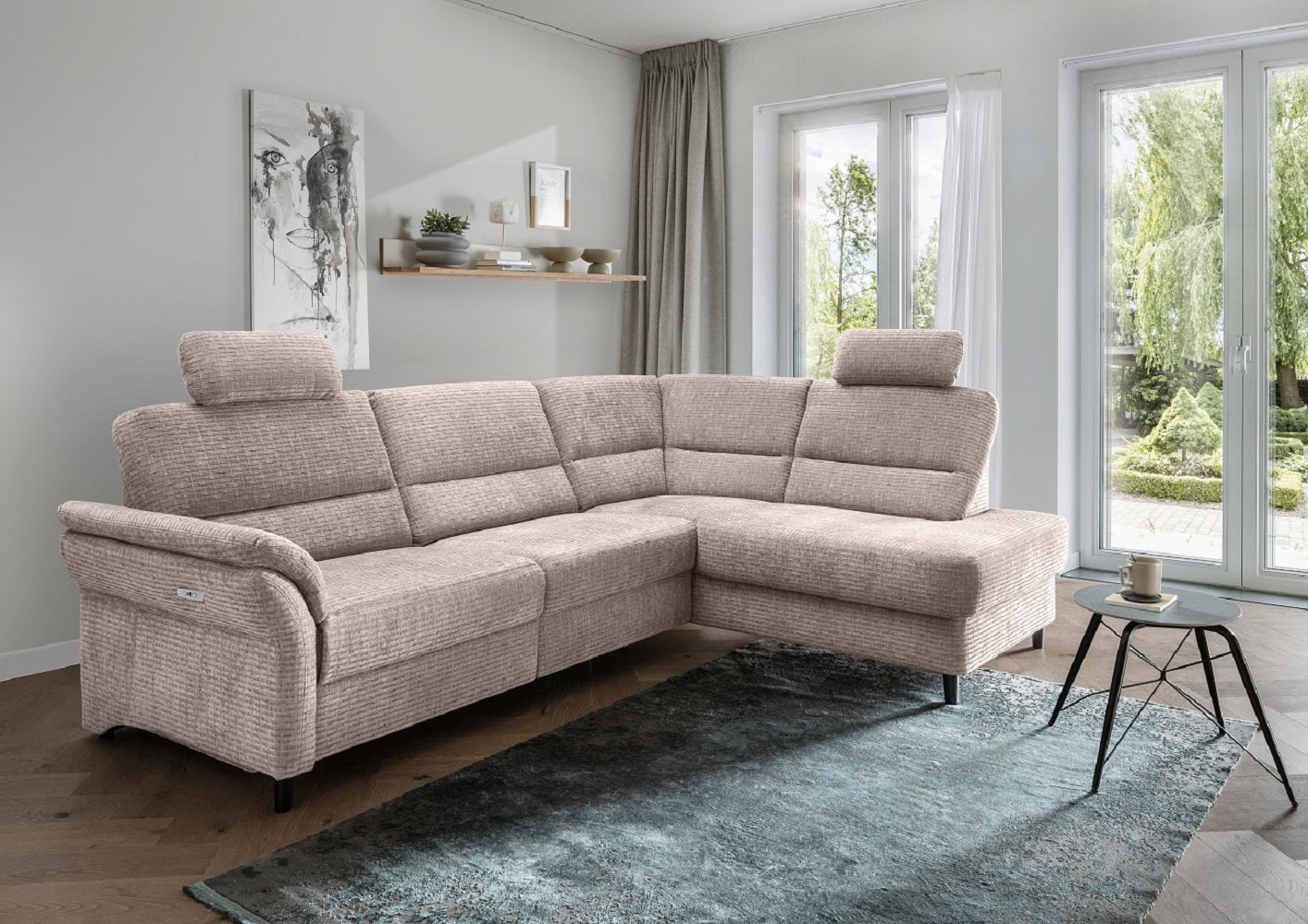 Das Ecksofa Cavoli mit elektronischer Relaxfunktion - Benformato