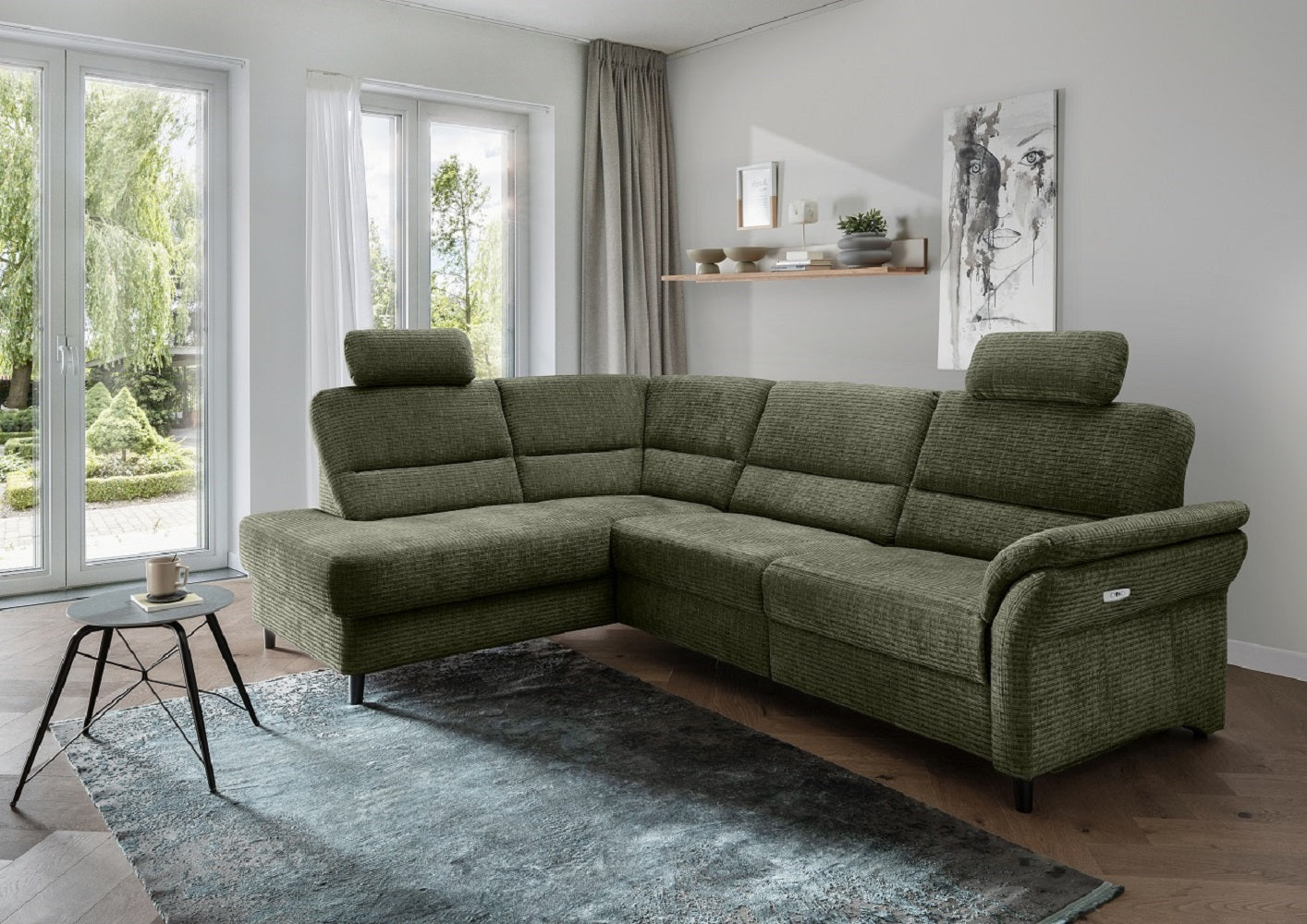 Das Ecksofa Cavoli mit elektronischer Relaxfunktion - Benformato