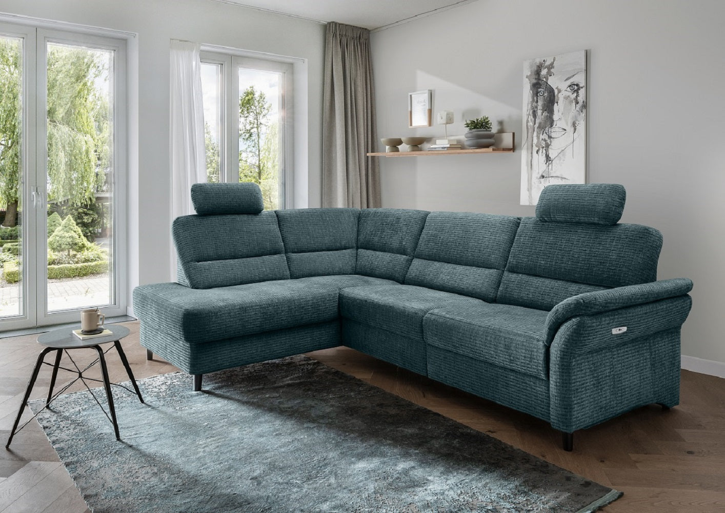Das Ecksofa Cavoli mit elektronischer Relaxfunktion - Benformato