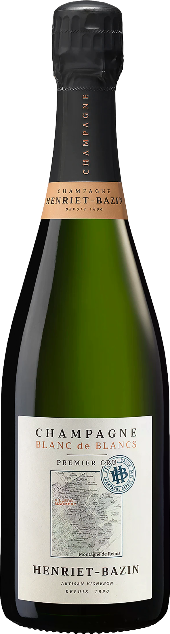 Champagne Henriet Bazin Blanc de Blancs Premier Cru