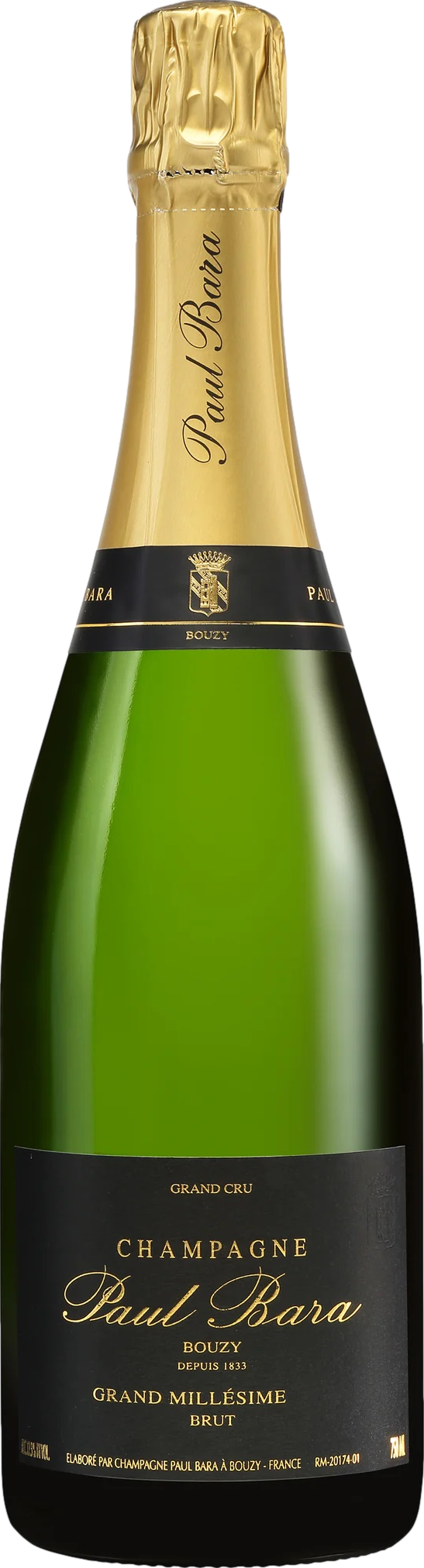 Champagne Paul Bara Grand Millesime Grand Cru 2018