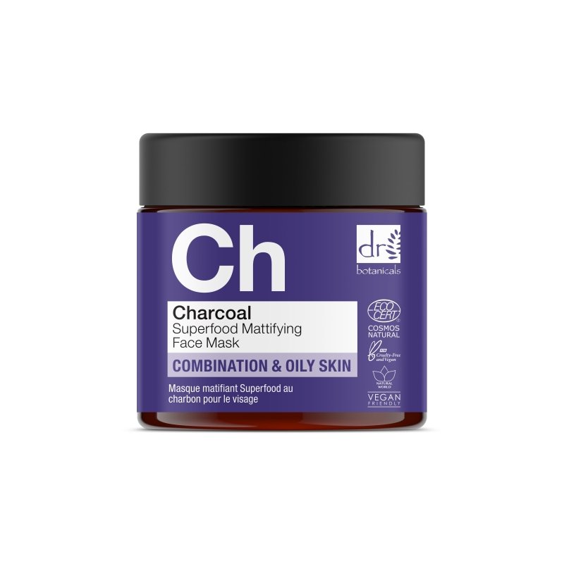 Charcoal Superfood Mattifying Face Mask 60ml