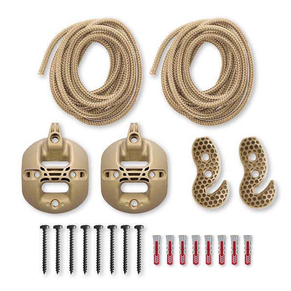 LA SIESTA CasaMount Fixing-Set für Hängematten, beige