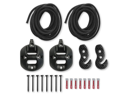 LA SIESTA CasaMount Fixing-Set für Hängematten, schwarz