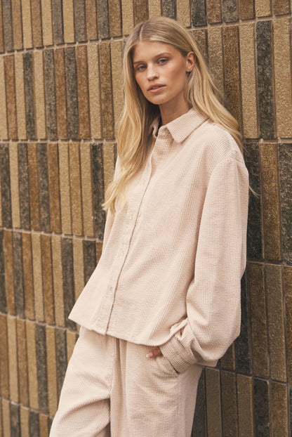 SENSES.THE LABEL Cordbluse BES:MA im Boxy Fit