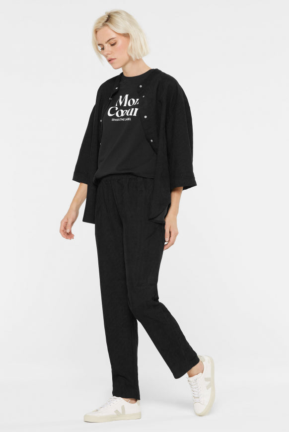 SENSES.THE LABEL Cordhose PEA:CE mit Elastikbund im Jogger