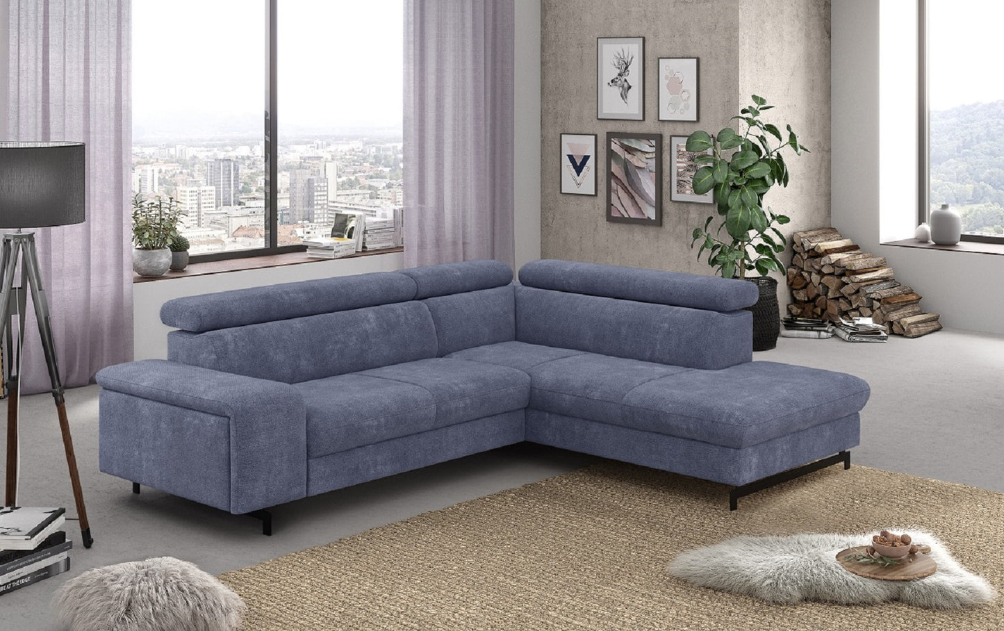 Ecksofa Emma mit Schlaffunktion und Bettkasten – Funktionalität trifft auf elegantes Design