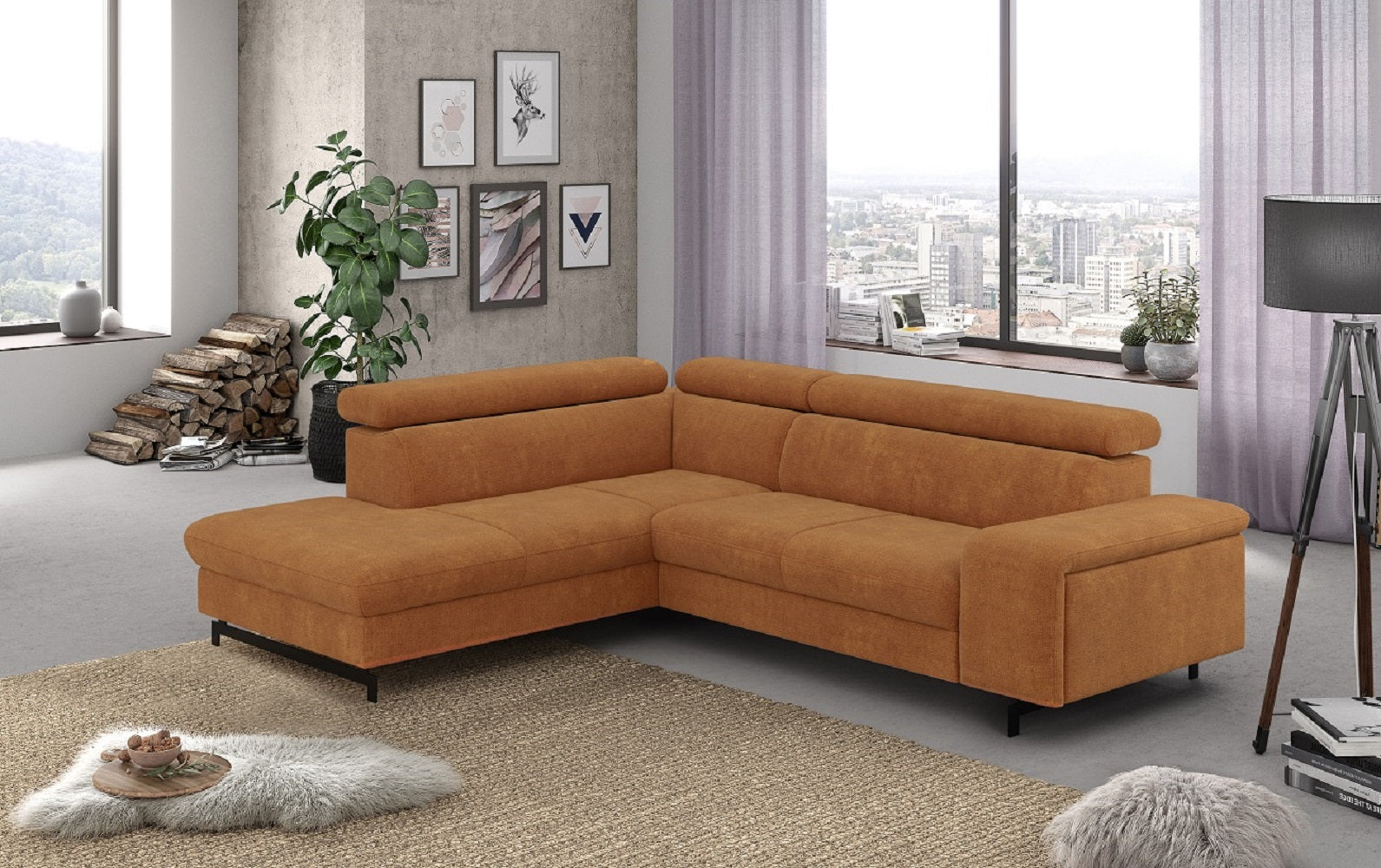 Ecksofa Emma mit Schlaffunktion und Bettkasten – Funktionalität trifft auf elegantes Design