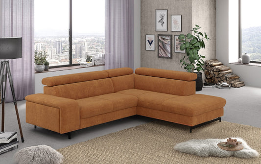 Ecksofa Emma mit Schlaffunktion und Bettkasten – Funktionalität trifft auf elegantes Design