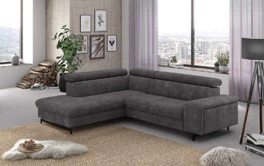 Ecksofa Emma mit Schlaffunktion und Bettkasten – Funktionalität trifft auf elegantes Design