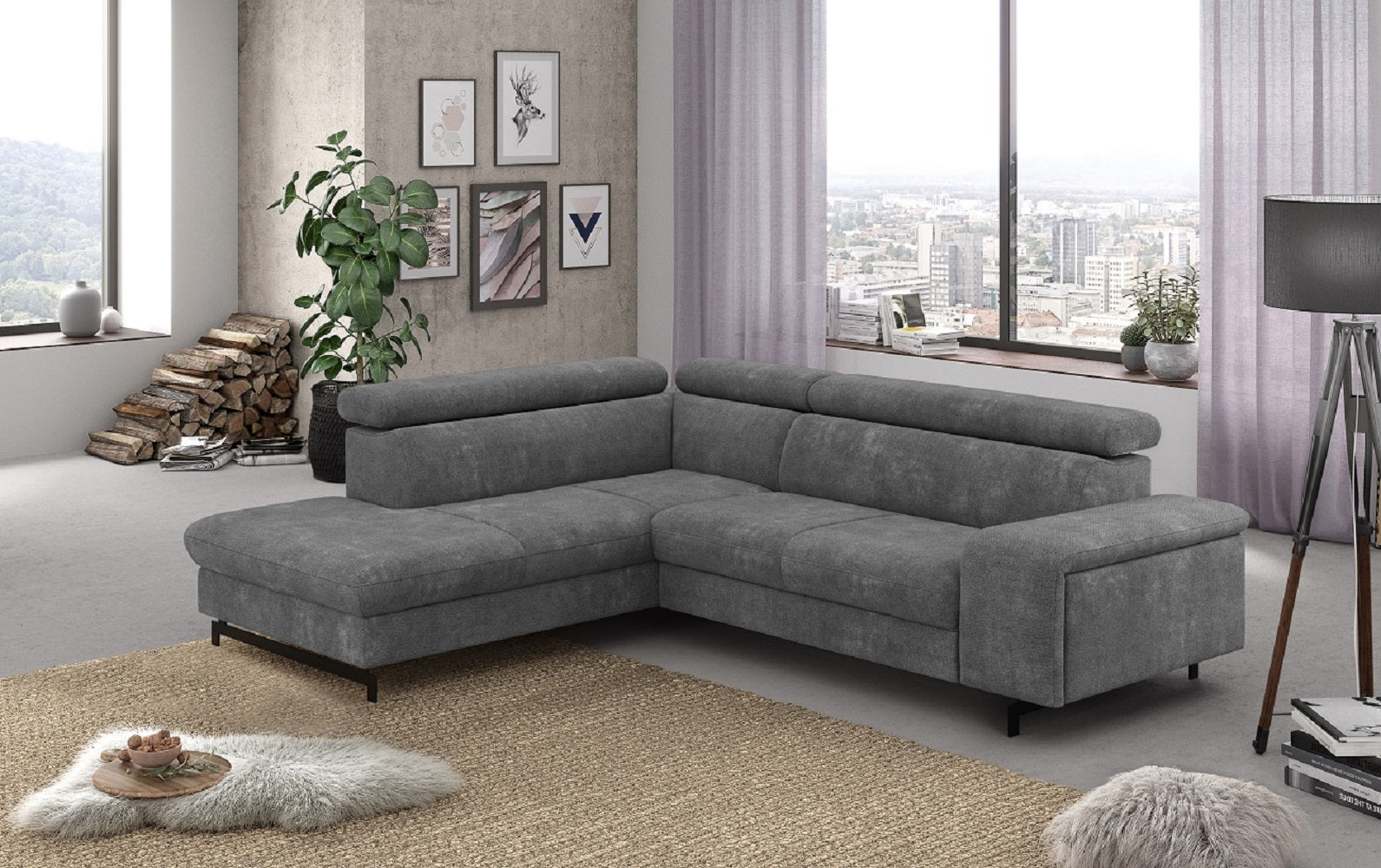 Ecksofa Emma mit Schlaffunktion und Bettkasten – Funktionalität trifft auf elegantes Design