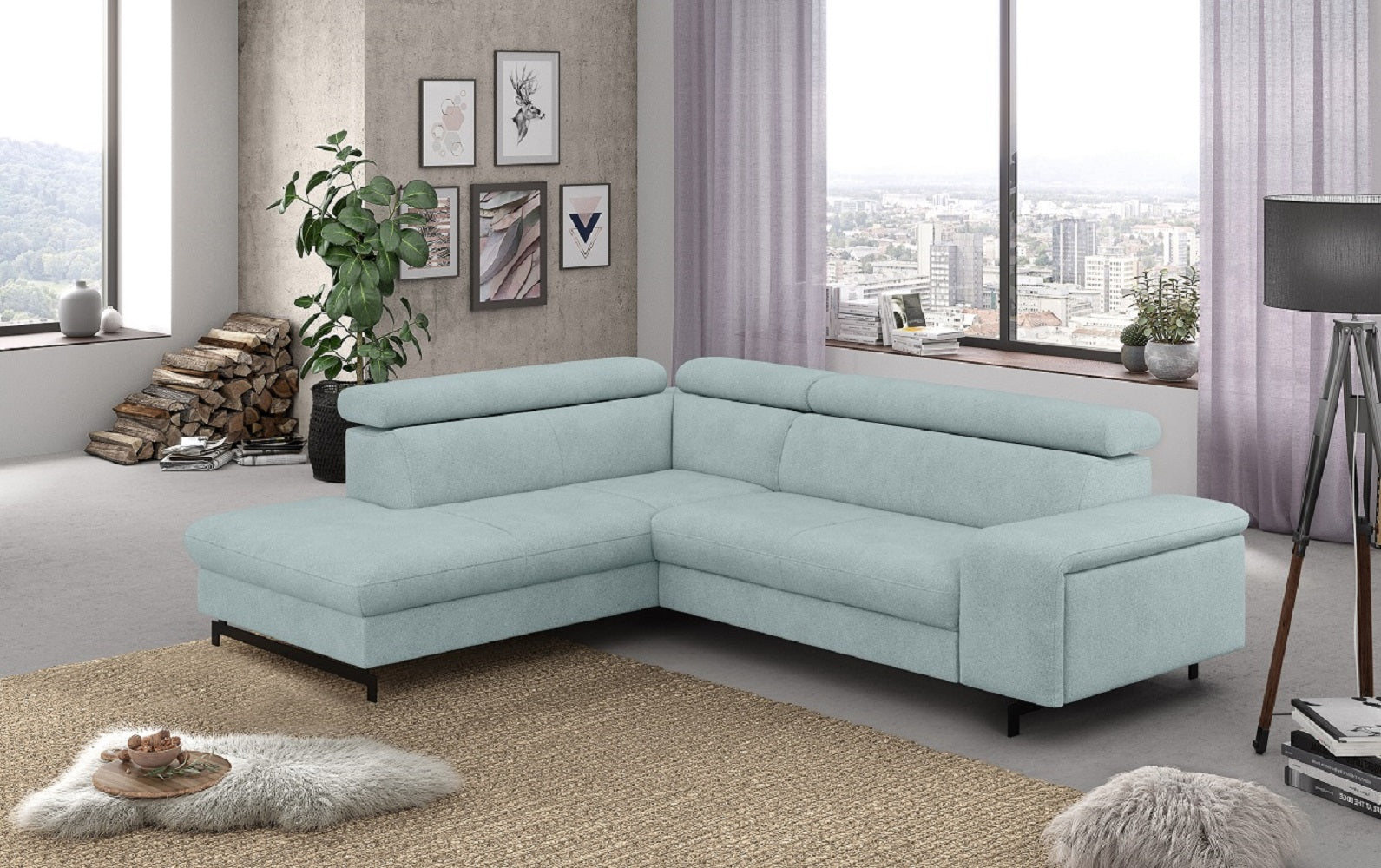 Ecksofa Emma mit Schlaffunktion und Bettkasten – Funktionalität trifft auf elegantes Design